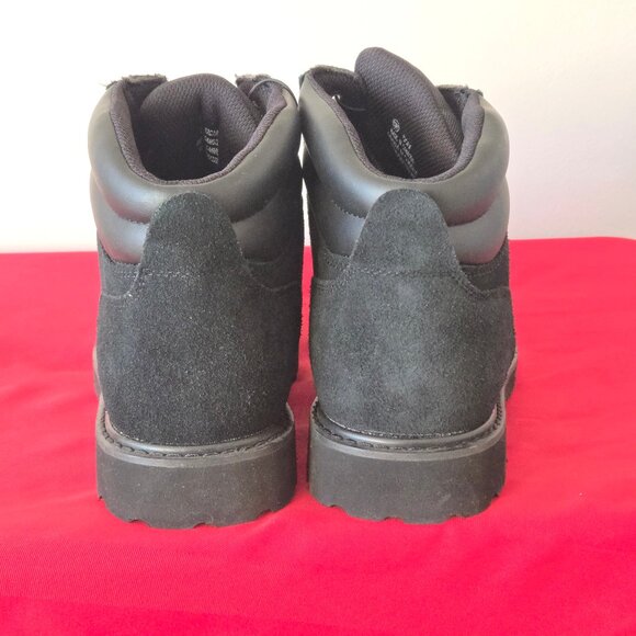 BRAND NEW, GEORGE, LEATHER UTILITY BOOTS, SIZE 12W!!! - Picture 3 of 5